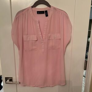 INC International Concepts Light Pink Blouse